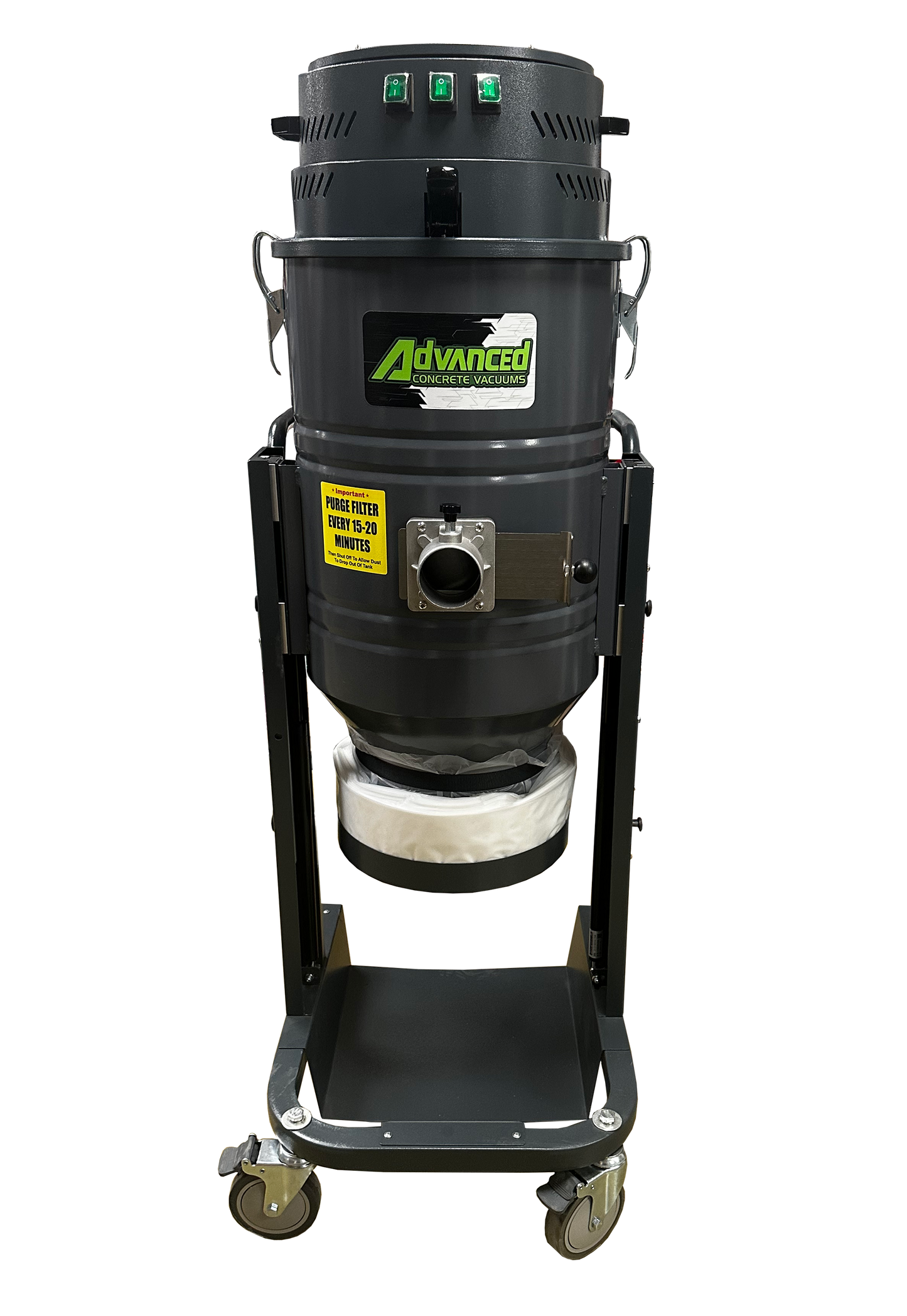 Advanced Three Motor Vacuum with Manual Purge