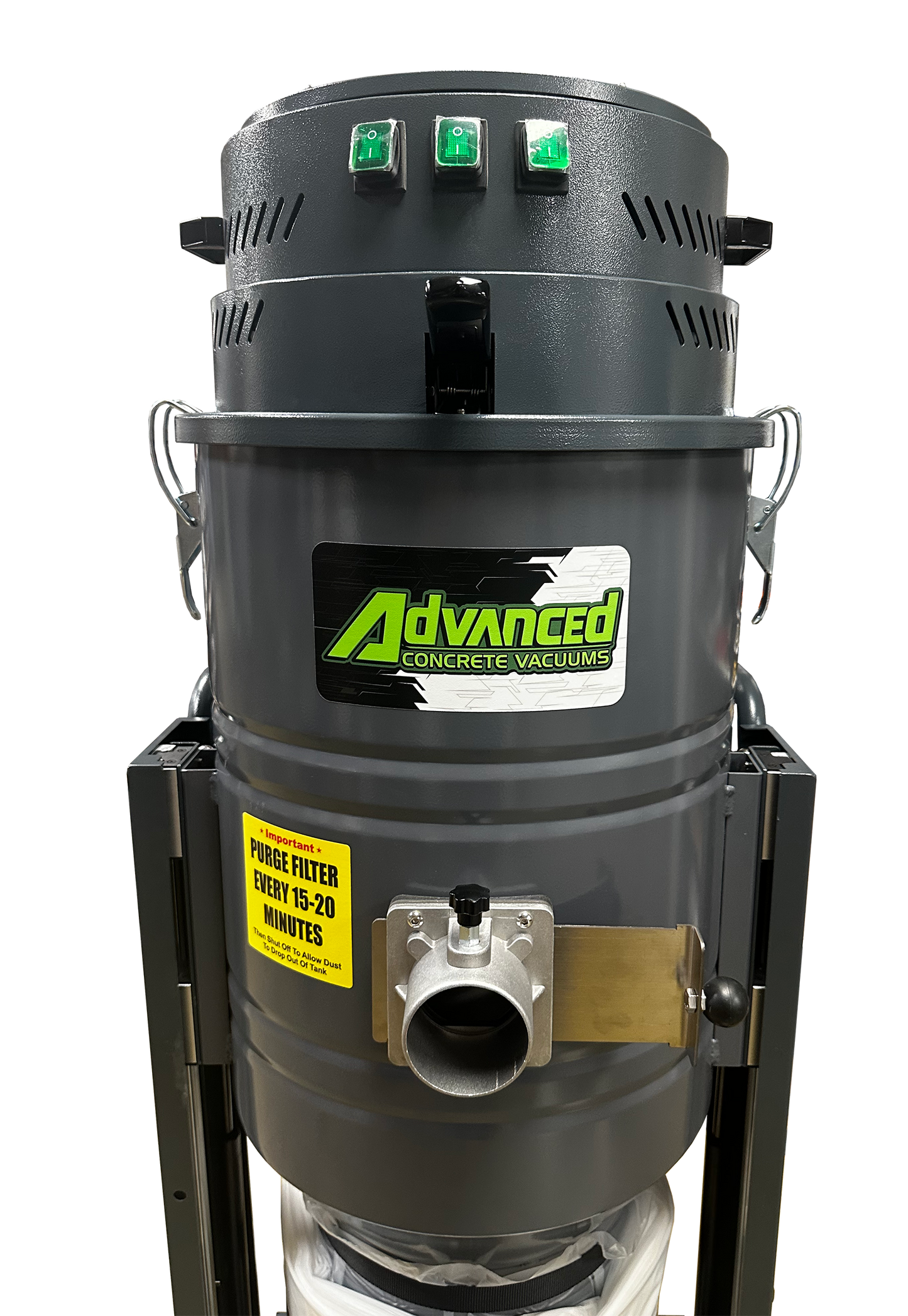 Advanced Three Motor Vacuum with Manual Purge